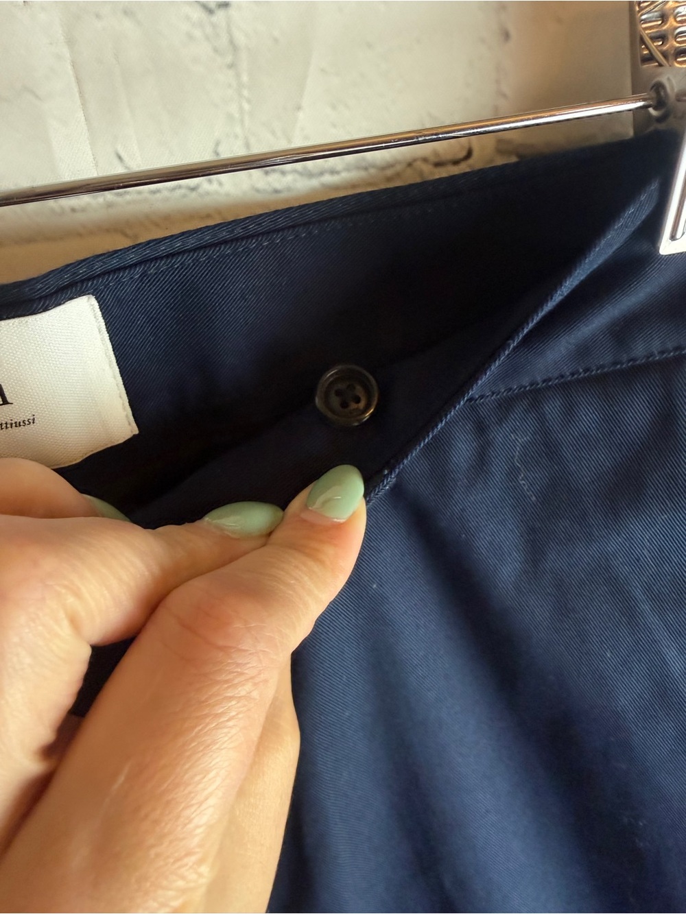 Ami Paris Alexandre Mattiussi Straight-leg Trousers In Blue Large - Picture 9 of 14